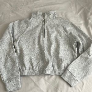 garage 1/4 zip up *cropped